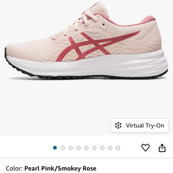 Women’s Size 9.5 ASICS Patriot 12 Shoes - Pearl Pink/Smokey Rose Colored - Picture 7 of 7